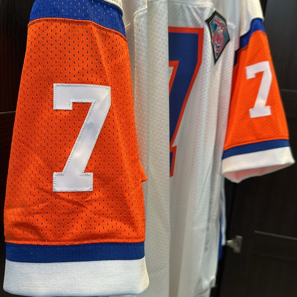 John Elway Denver Broncos 1994 Mitchell & Ness Authentic Jersey - White - Picture 4 of 6